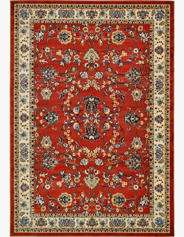7' x 10' Kashan Design Rug