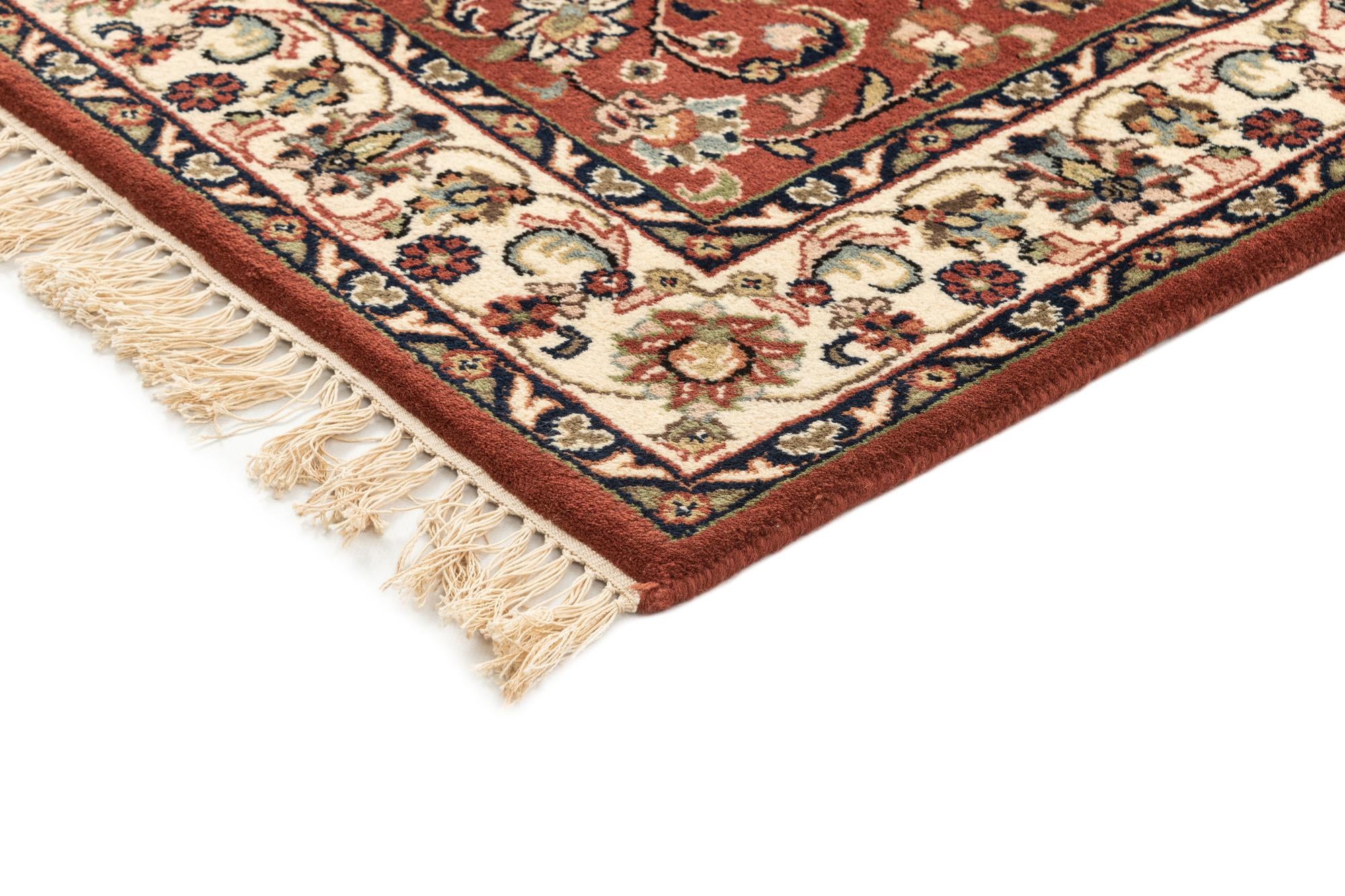 4' x 6' Hand Knotted Kashan Wool Rug