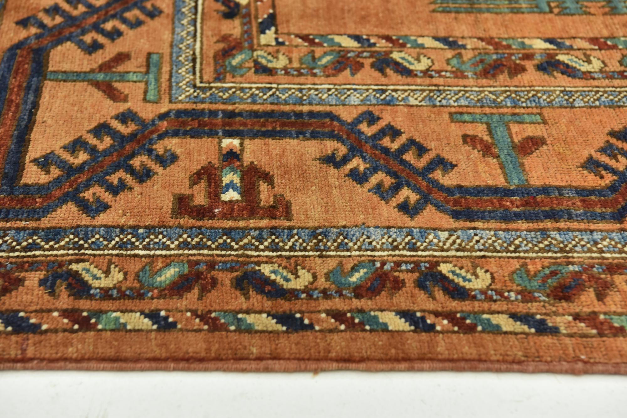 7' 2 x 9' 5 Hand Knotted Kazak Rug