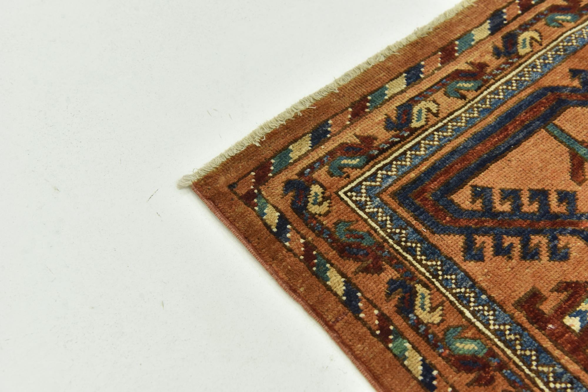 7' 2 x 9' 5 Hand Knotted Kazak Rug