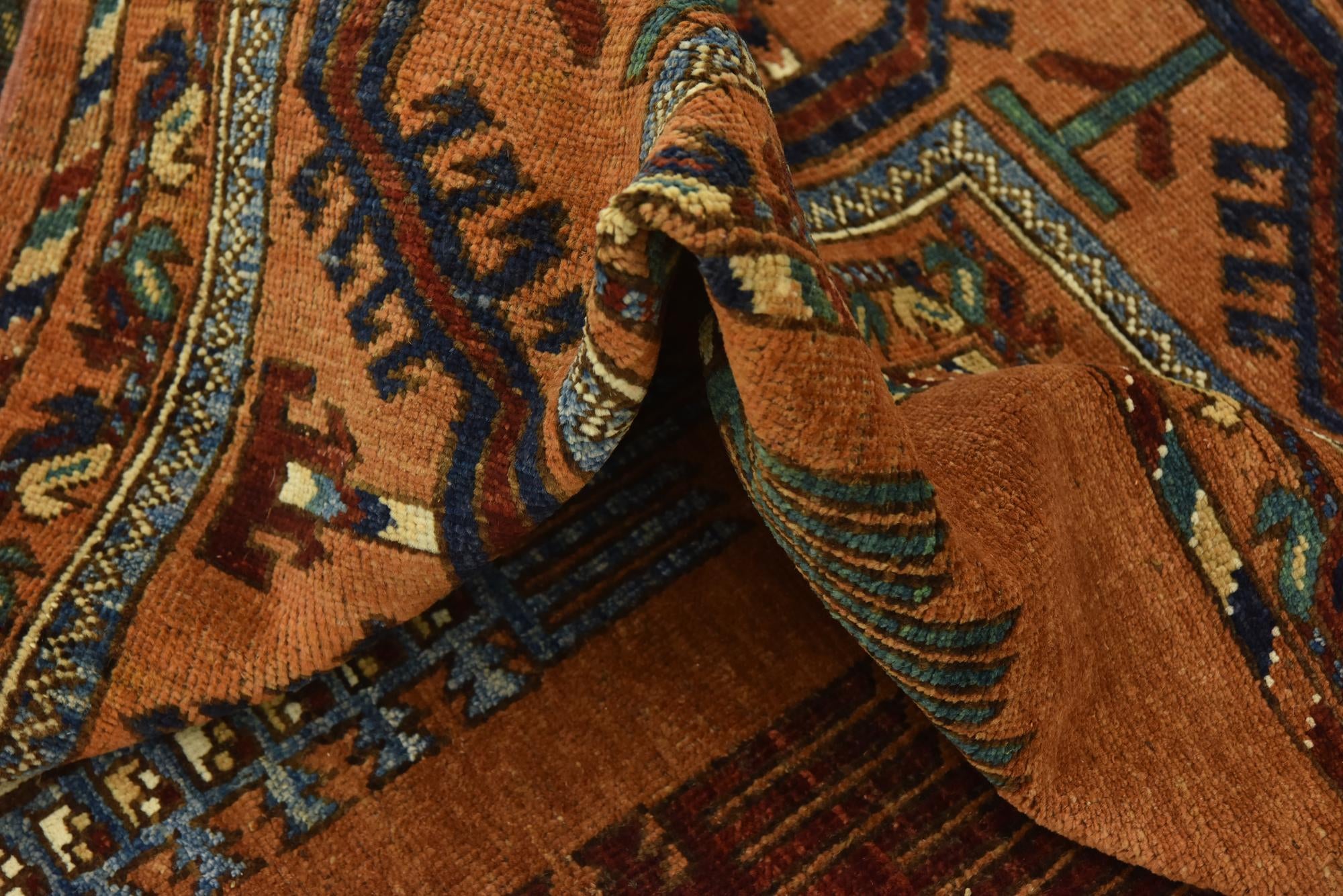 7' 2 x 9' 5 Hand Knotted Kazak Rug