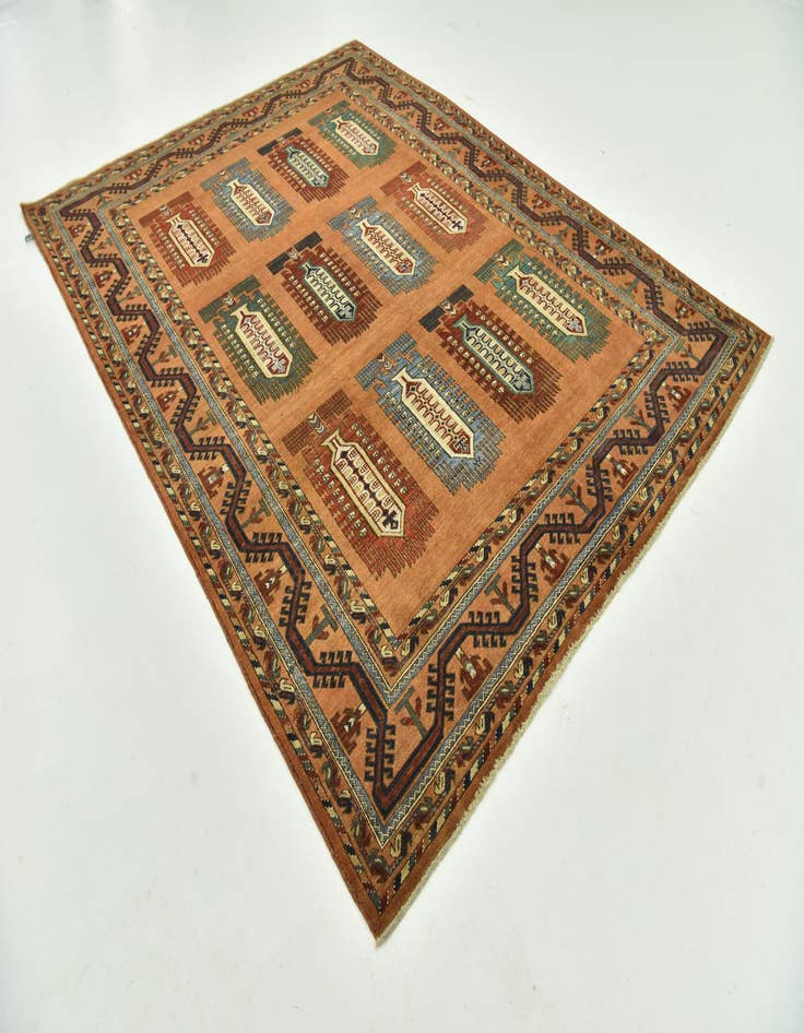 Detail image of 7' 2 x 9' 5  Hand Knotted Kazak Rug