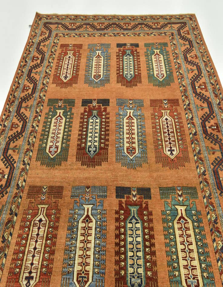 Detail image of 7' 2 x 9' 5  Hand Knotted Kazak Rug