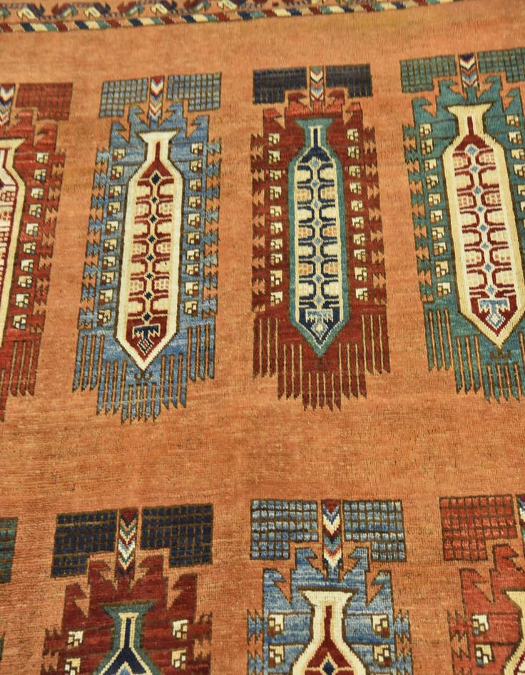 Detail image of 7' 2 x 9' 5  Hand Knotted Kazak Rug