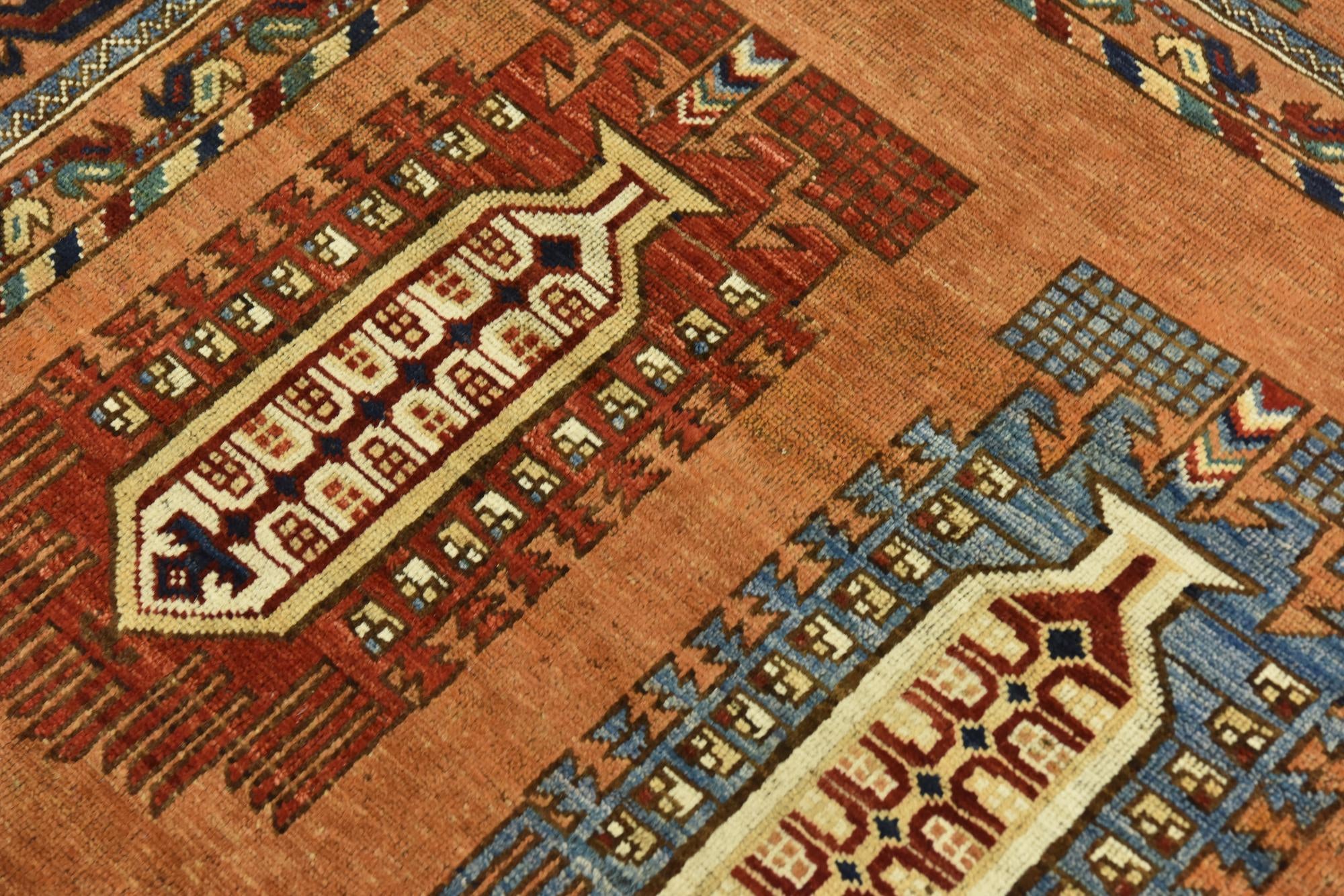 7' 2 x 9' 5 Hand Knotted Kazak Rug