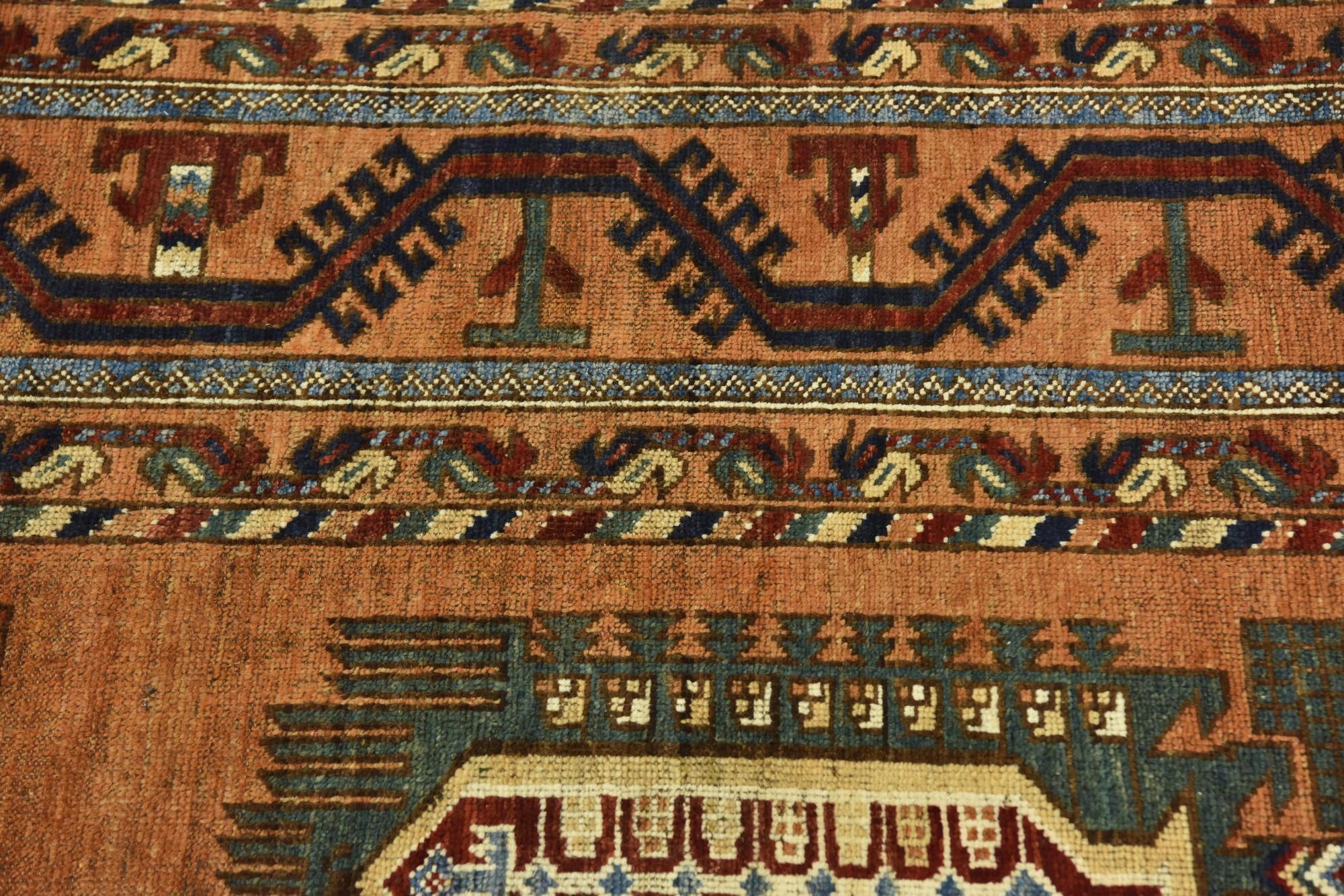 7' 2 x 9' 5 Hand Knotted Kazak Rug