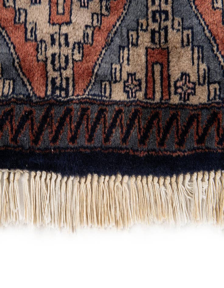 Detail image of 4' 3 x 5' 6  Hand Knotted Kazak Oriental Wool Rug