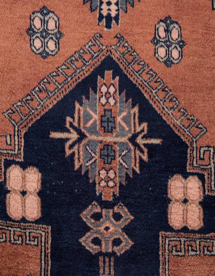Detail image of 4' 3 x 5' 6  Hand Knotted Kazak Oriental Wool Rug
