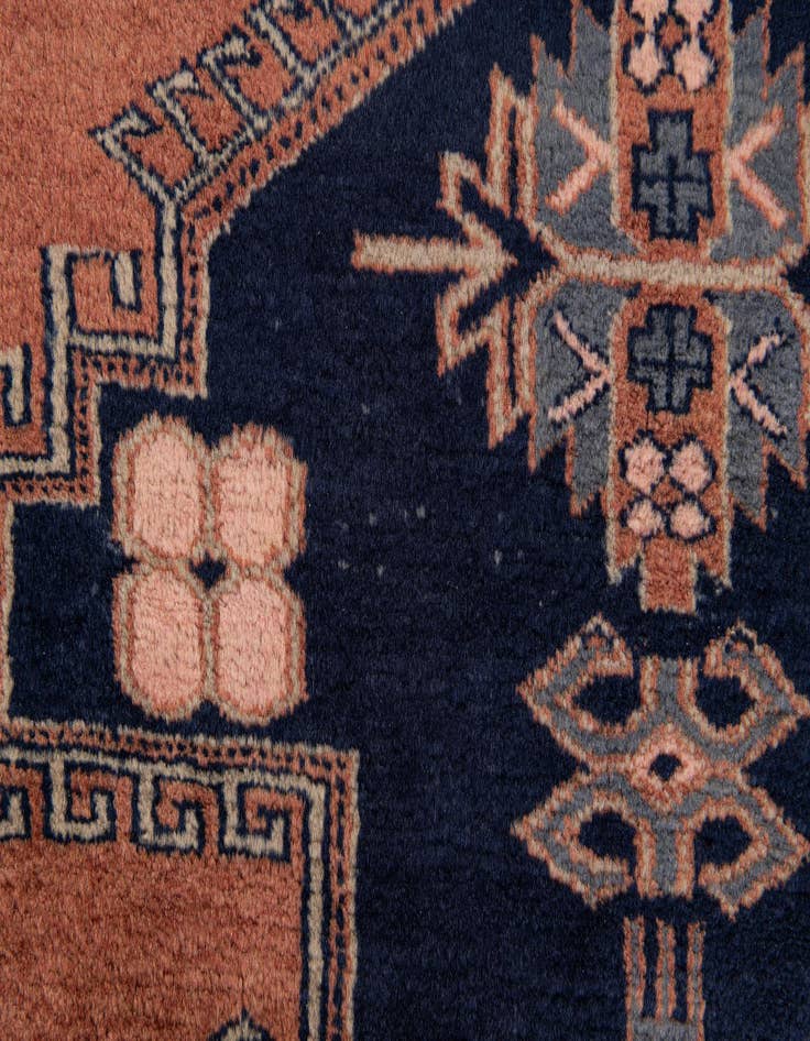 Detail image of 4' 3 x 5' 6  Hand Knotted Kazak Oriental Wool Rug