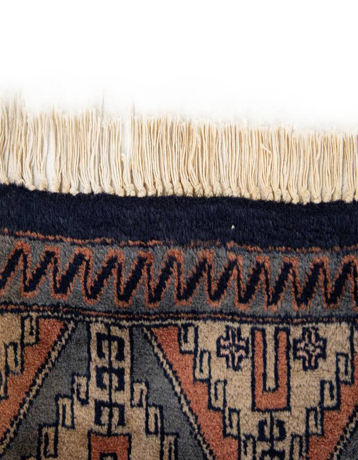 Detail image of 4' 3 x 5' 6  Hand Knotted Kazak Oriental Wool Rug