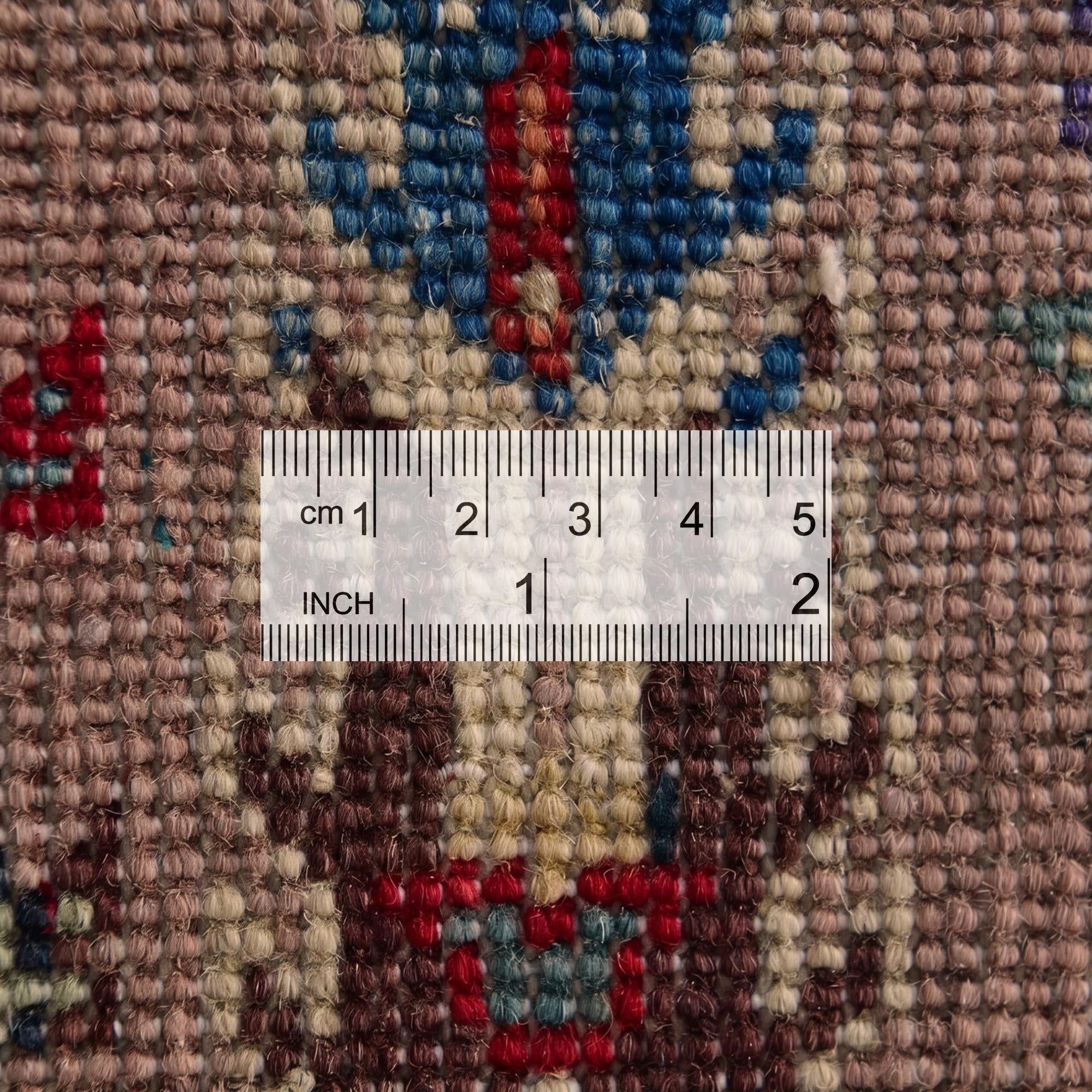 6' 7 x 9' 9 Hand Knotted Kazak Rug