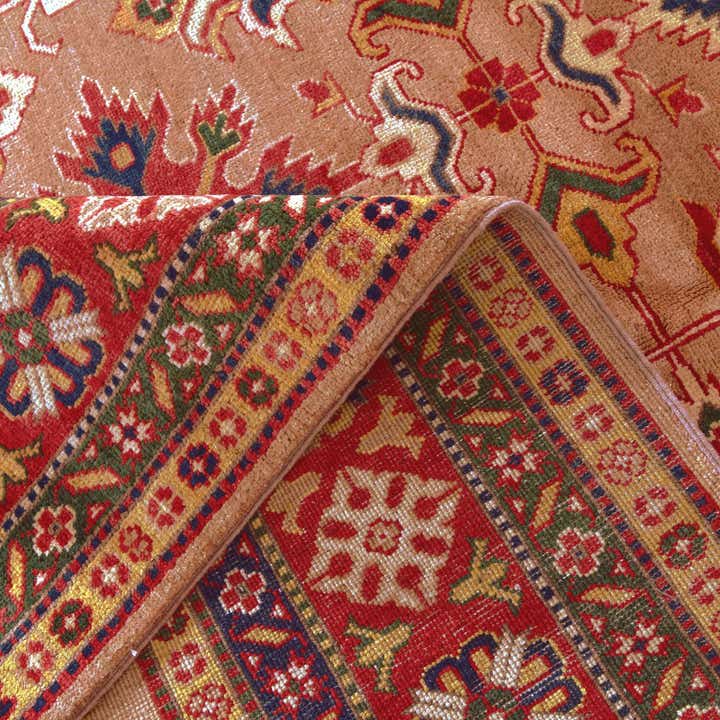 6' 9 x 9' 7 Hand Knotted Kazak Rug