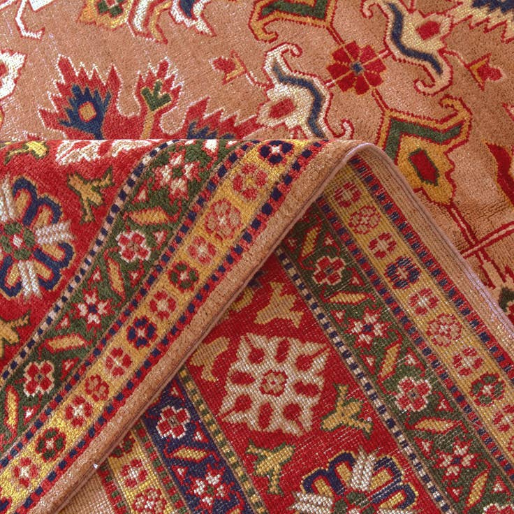 Detail image of 6' 9 x 9' 7 Hand Knotted Kazak Rug