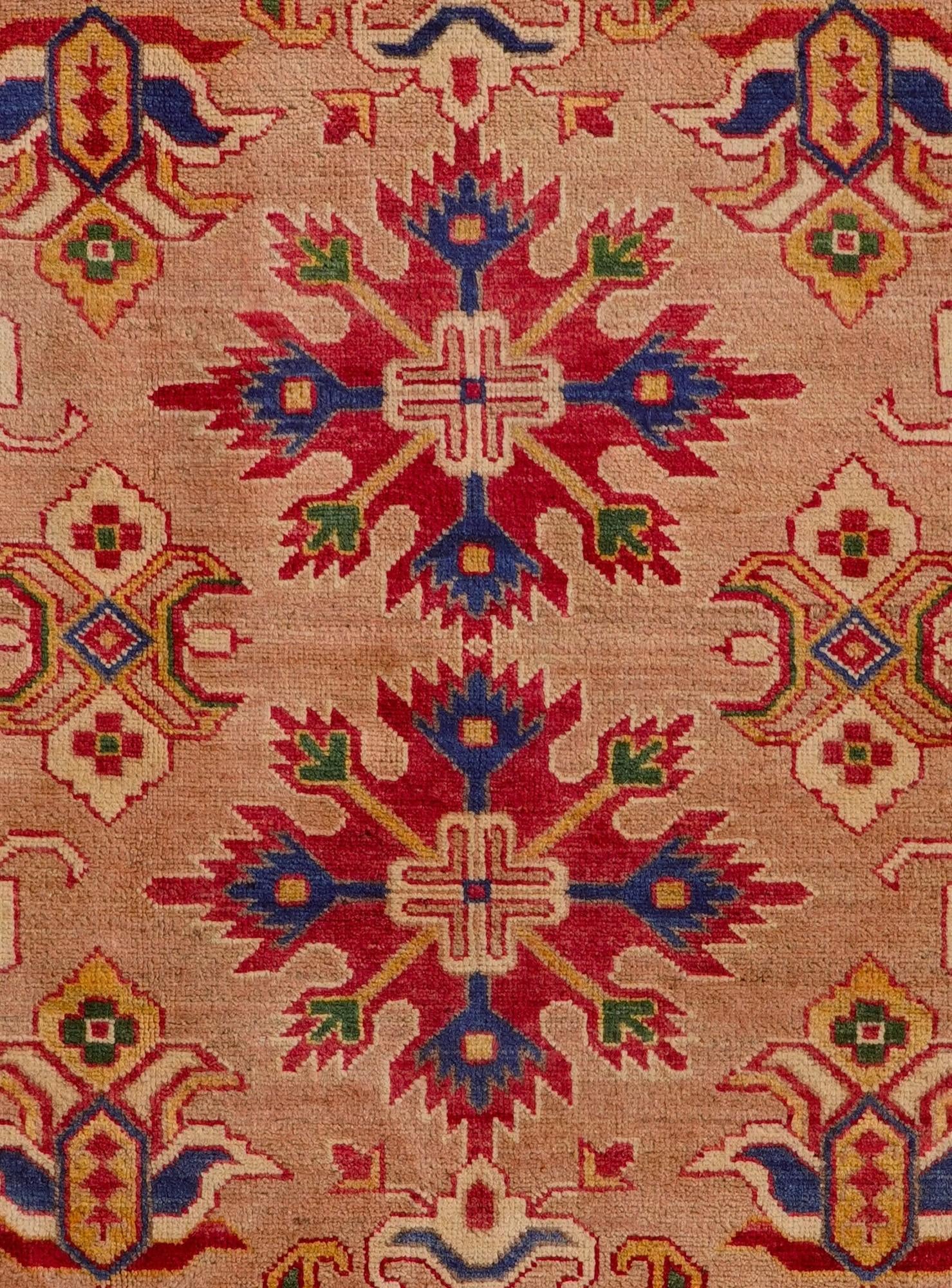 6' 9 x 9' 7 Hand Knotted Kazak Rug