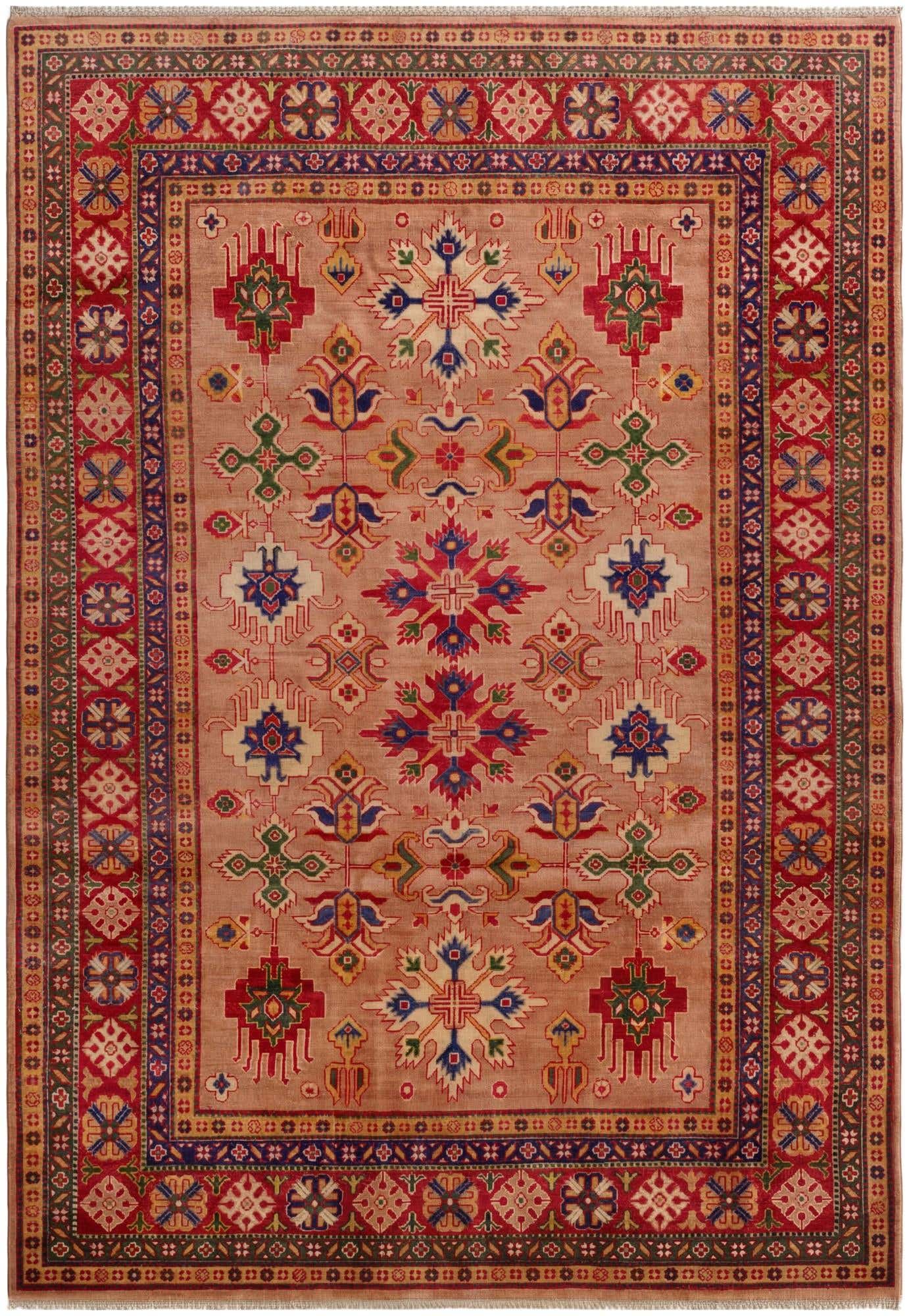 6' 9 x 9' 7 Hand Knotted Kazak Rug