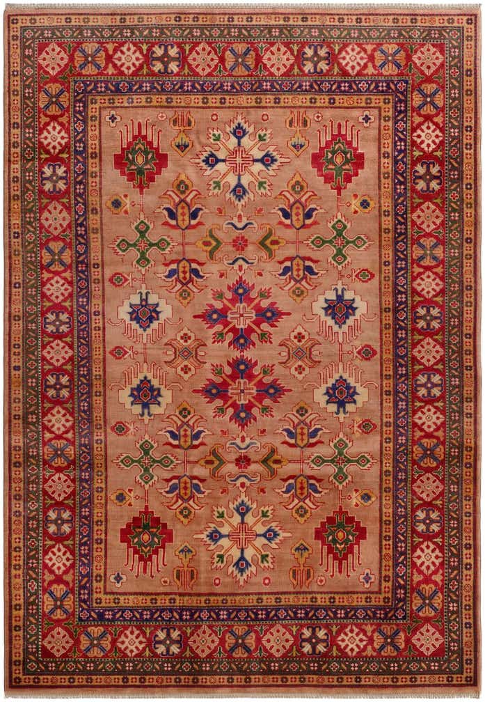 6' 9 x 9' 7 Hand Knotted Kazak Rug