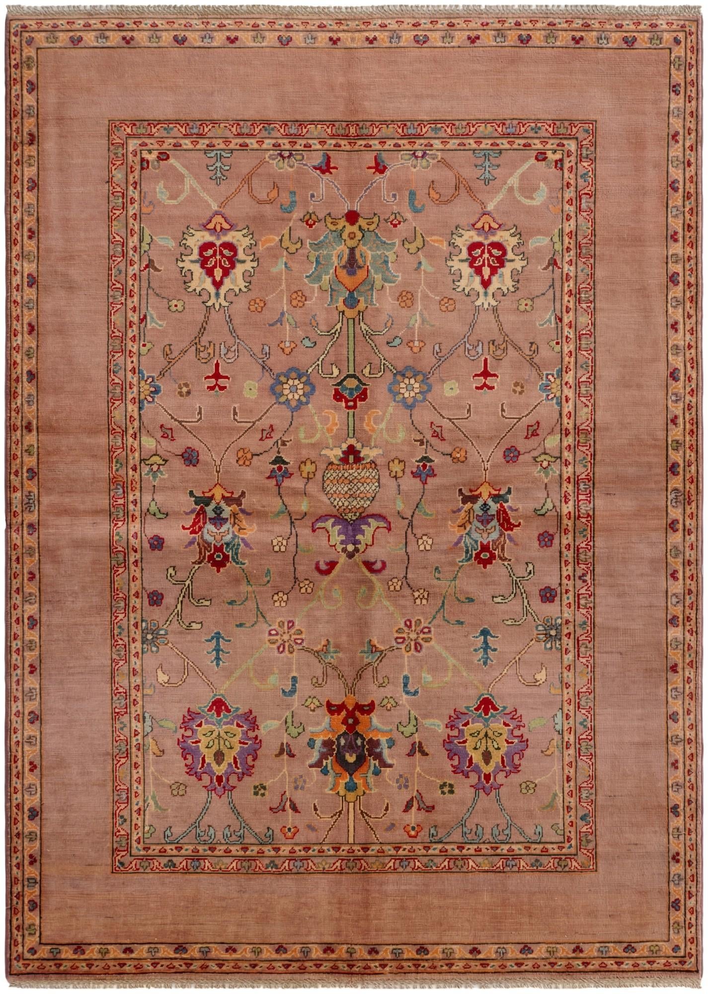 5' 9 x 8' Hand Knotted Kazak Rug