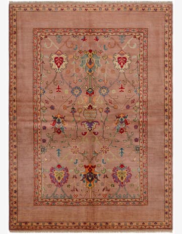 5' 9 x 8' Hand Knotted Kazak Rug