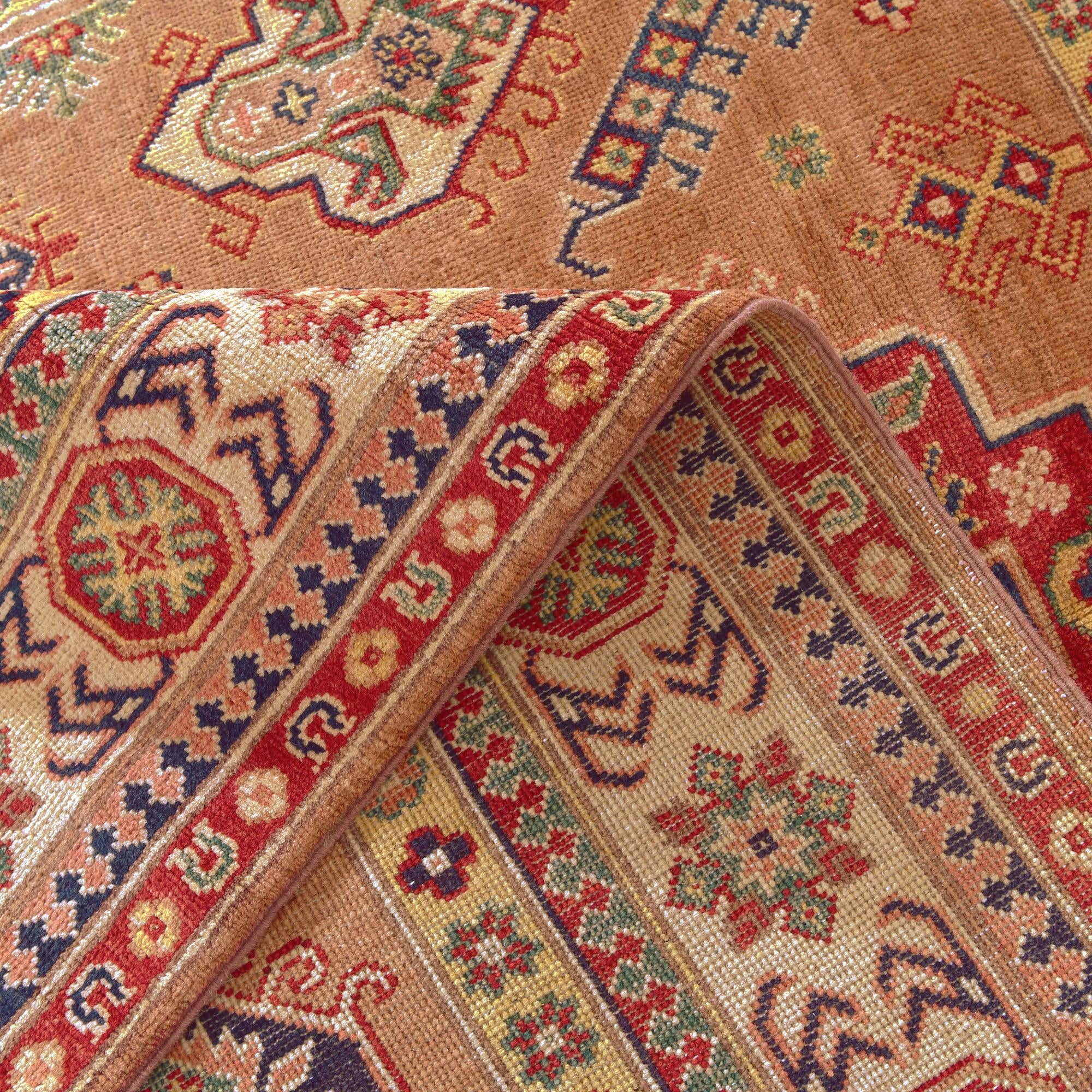 5' 9 x 7' 11 Hand Knotted Kazak Rug