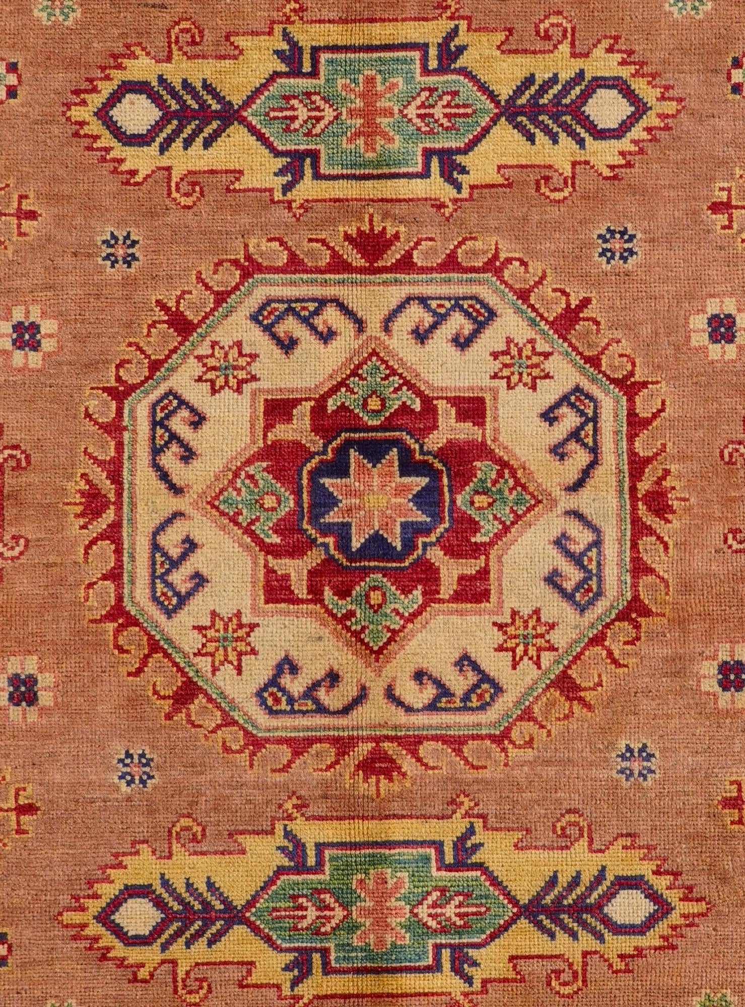 5' 9 x 7' 11 Hand Knotted Kazak Rug