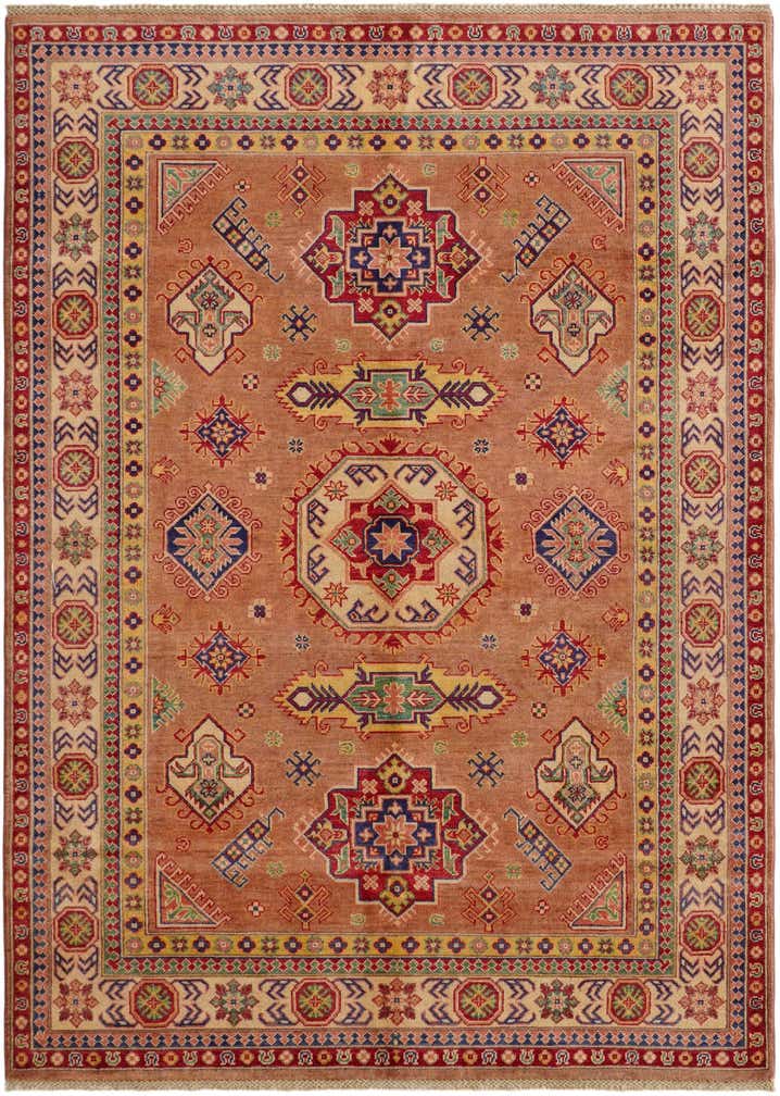 5' 9 x 7' 11 Hand Knotted Kazak Rug