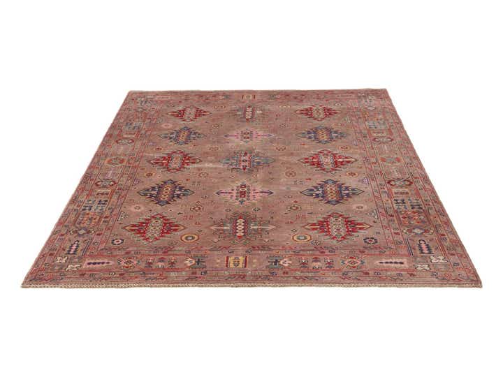 5' 10 x 8' 1 Hand Knotted Kazak Rug