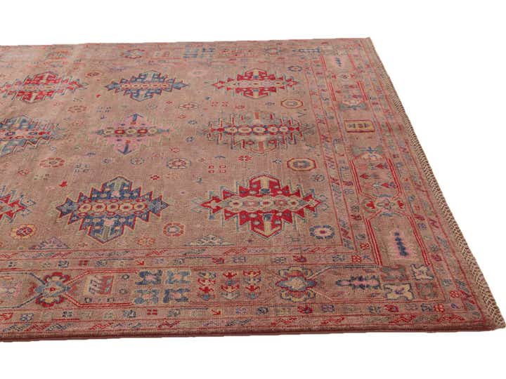 5' 10 x 8' 1 Hand Knotted Kazak Rug