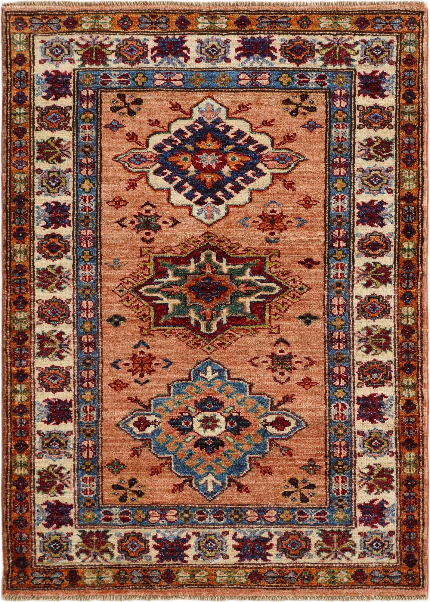 2' 10 x 3' 11 Hand Knotted Kazak Rug