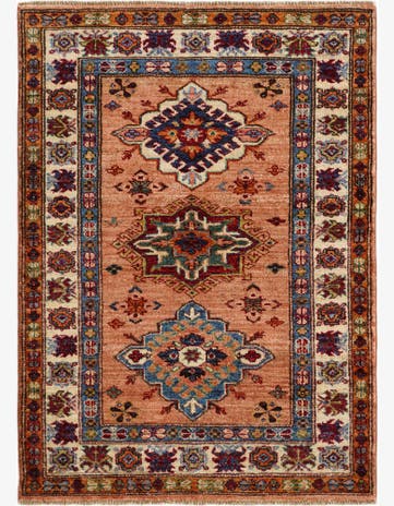2' 10 x 3' 11 Hand Knotted Kazak Rug