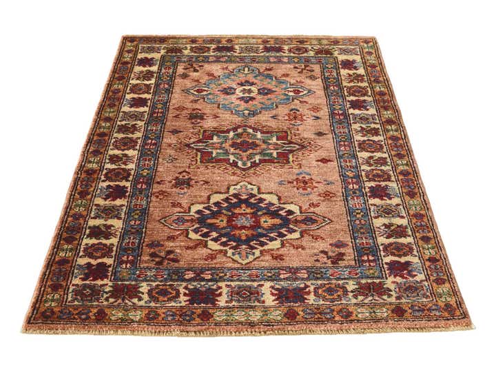 2' 8 x 4' Hand Knotted Kazak Rug
