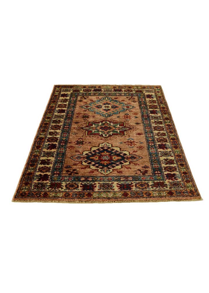 2' 8 x 4' Hand Knotted Kazak Rug