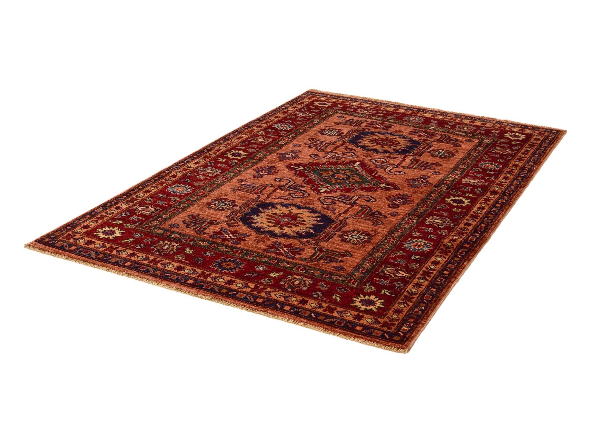 3' 4 x 5' Hand Knotted Kazak Rug