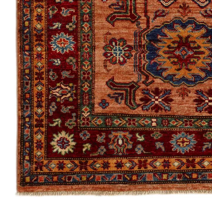 3' 4 x 5' Hand Knotted Kazak Rug