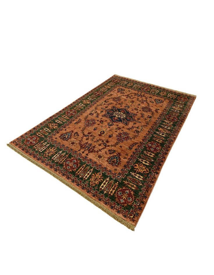 Detail image of 5' 10 x 8' 4 Hand Knotted Kazak Rug