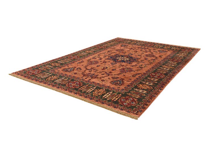 Detail image of 5' 10 x 8' 4 Hand Knotted Kazak Rug