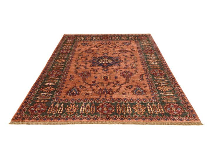 5' 10 x 8' 4 Hand Knotted Kazak Rug