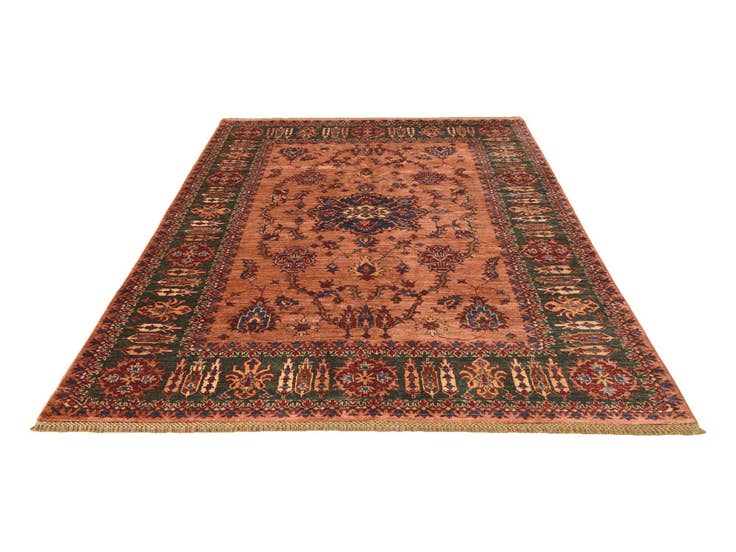 Detail image of 5' 10 x 8' 4 Hand Knotted Kazak Rug