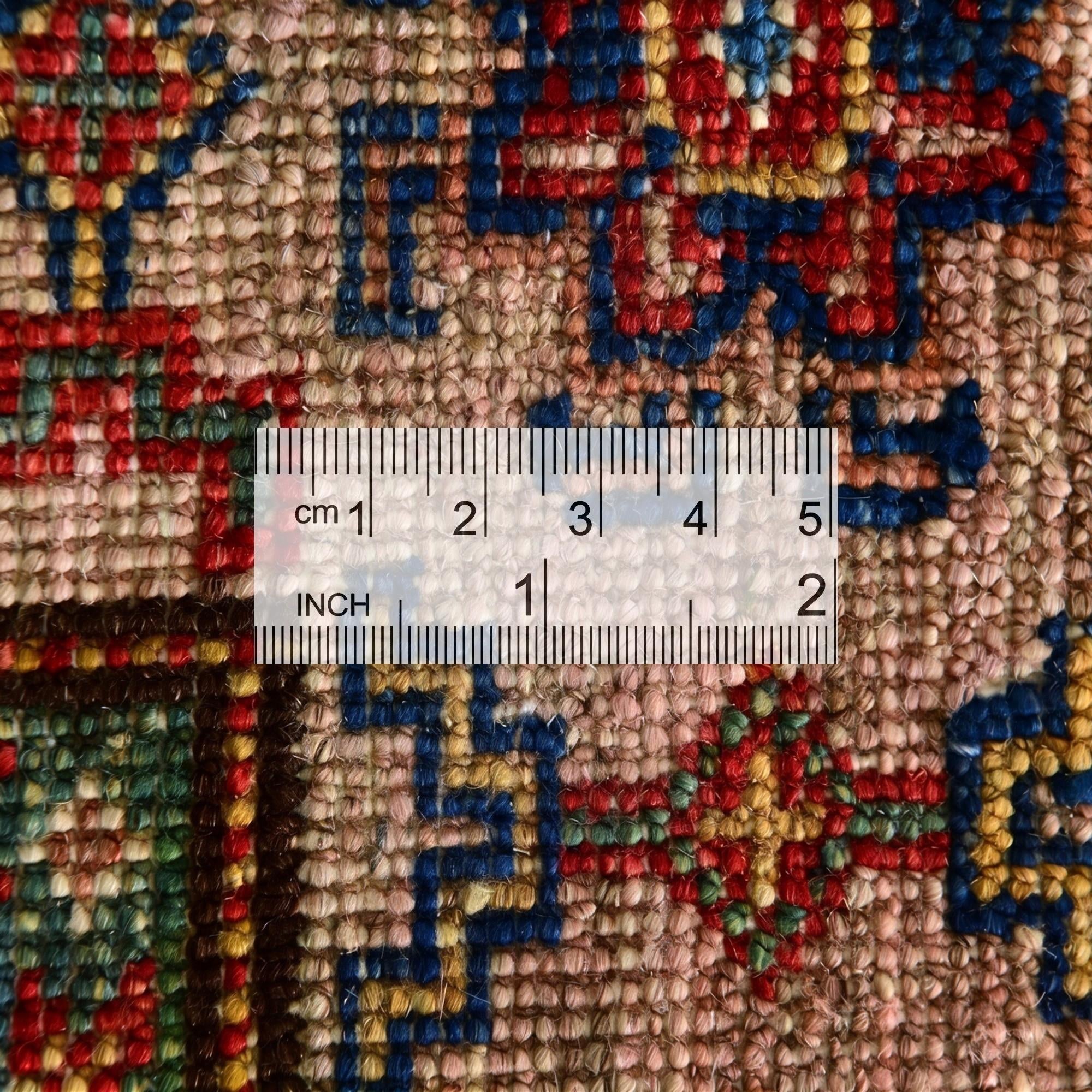 4' 1 x 6' 7 Hand Knotted Kazak Rug