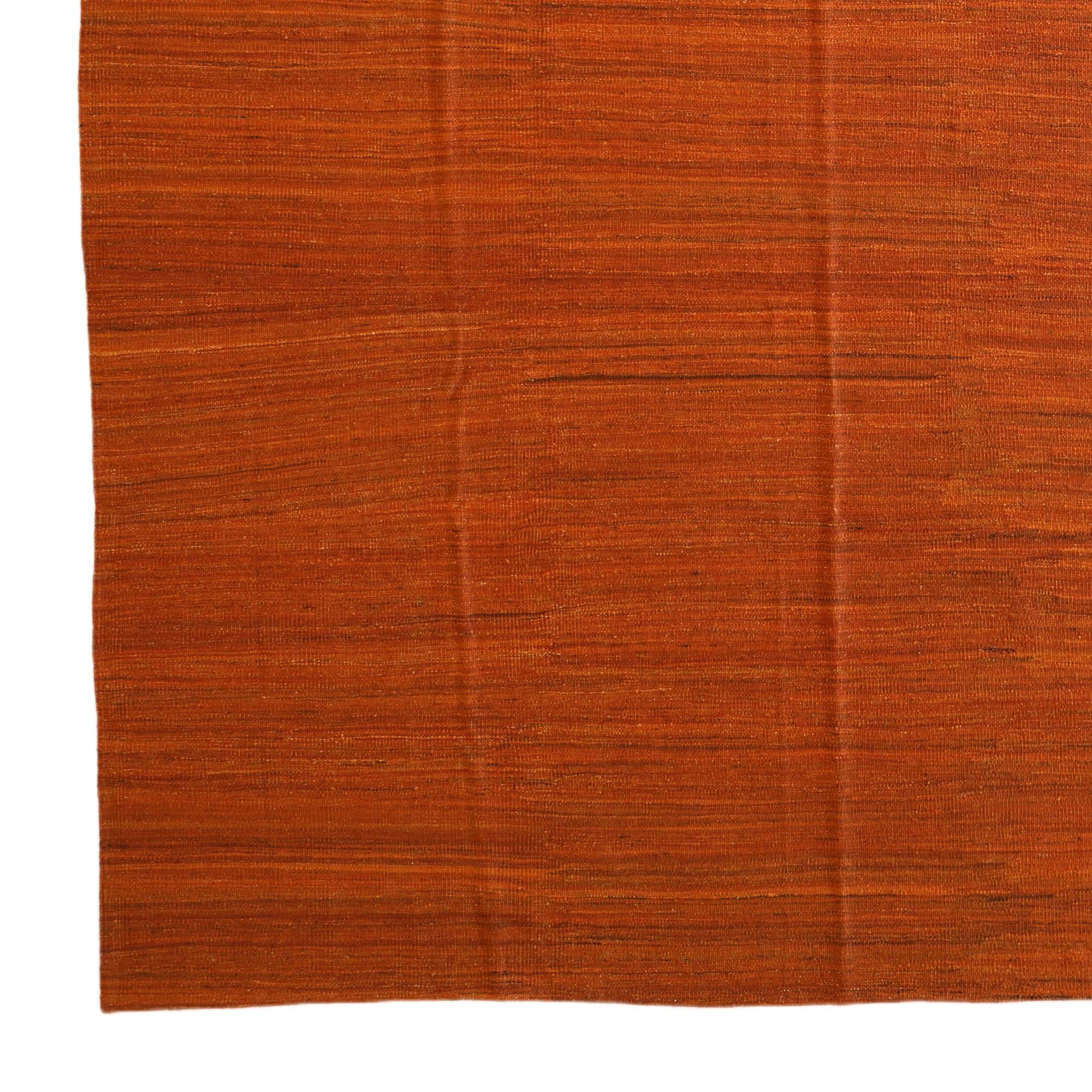 11' 7 x 15' 7 Hand Woven Kilim Afghan Wool Rug