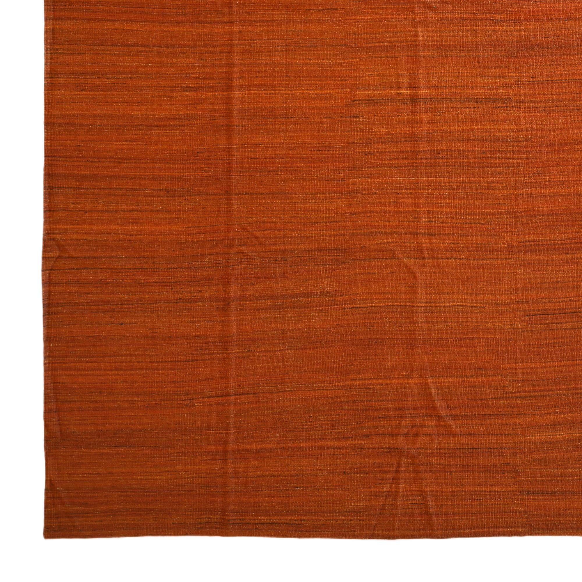 13' 5 x 19' 1 Hand Woven Kilim Afghan Wool Rug