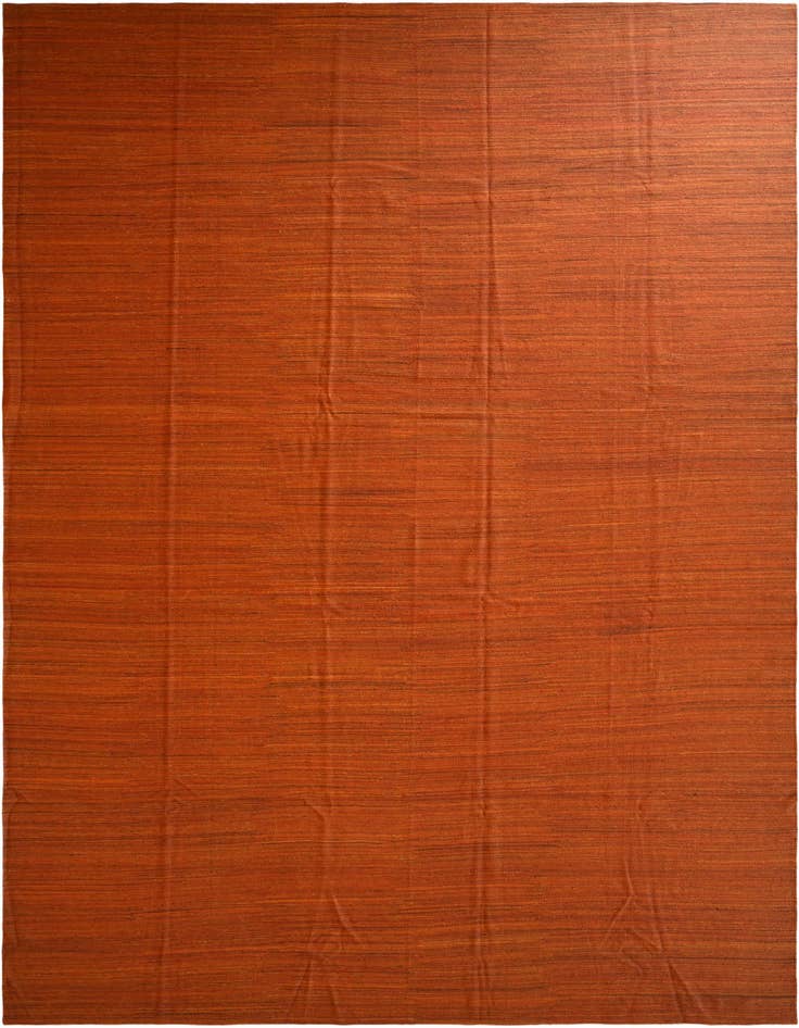 Detail image of 13' 5 x 19' 1 Hand Woven Kilim Afghan Wool Rug