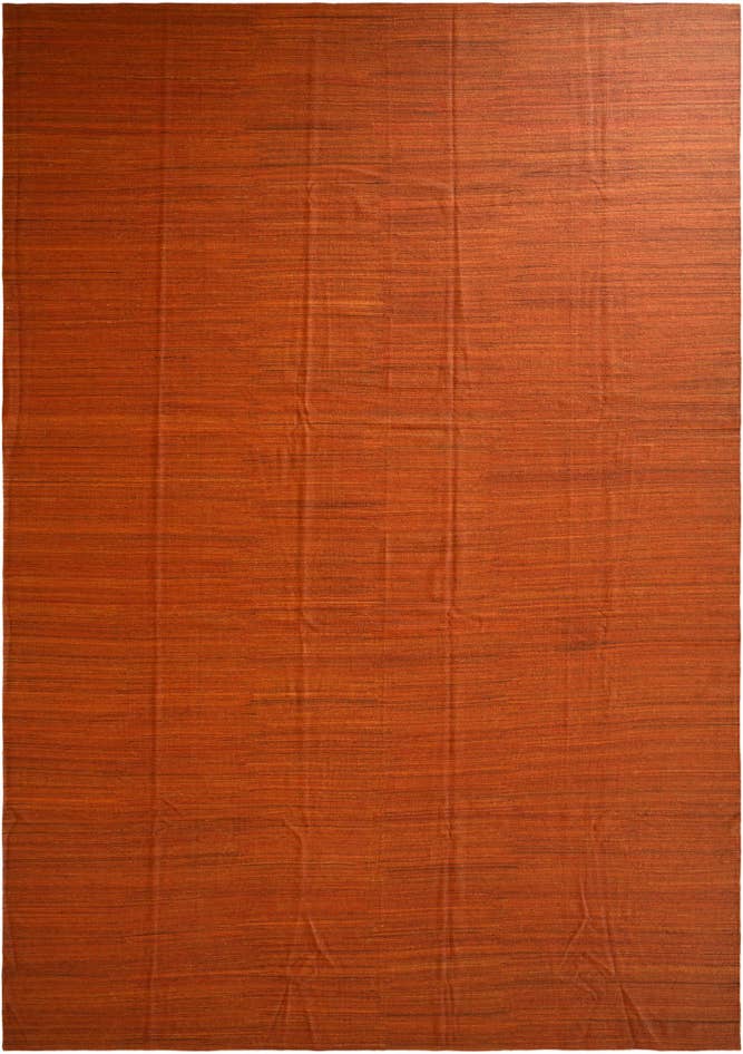 Detail image of 13' 5 x 19' 1 Hand Woven Kilim Afghan Wool Rug