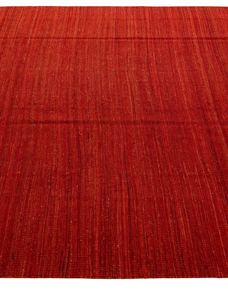 Detail image of 6' 8 x 9' 6  Hand Woven Kilim Modern Wool Rug