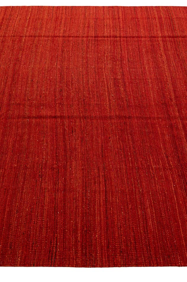Detail image of 6' 8 x 9' 6 Hand Woven Kilim Modern Wool Rug