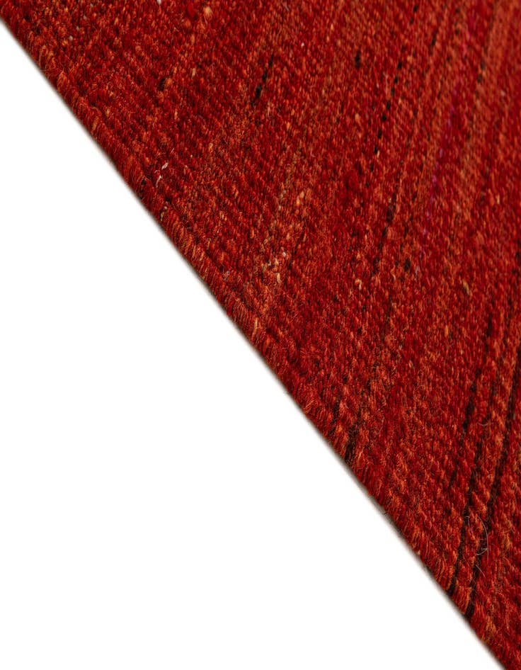 Detail image of 6' 8 x 9' 6  Hand Woven Kilim Modern Wool Rug