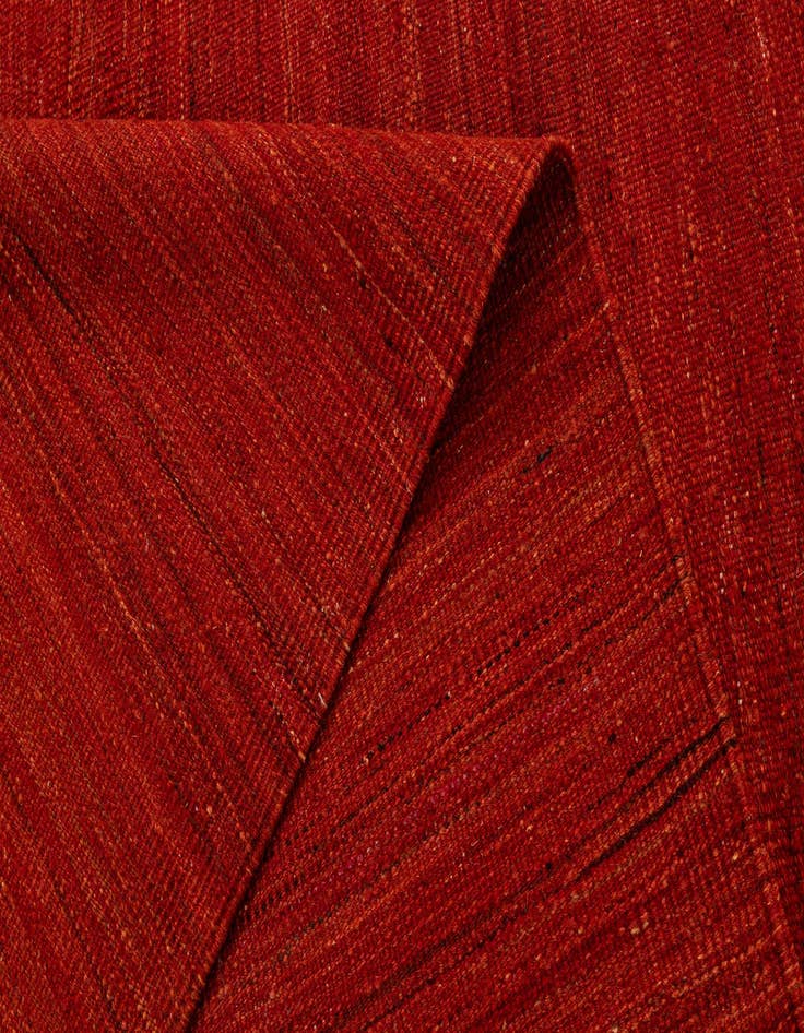 Detail image of 6' 8 x 9' 6  Hand Woven Kilim Modern Wool Rug