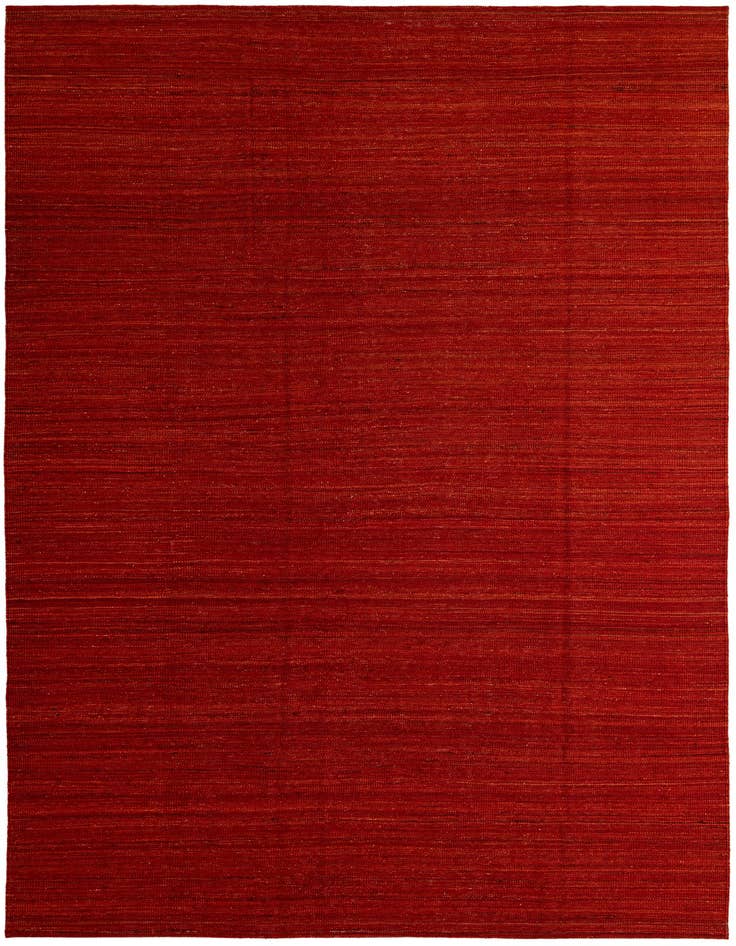 Detail image of 6' 8 x 9' 6 Hand Woven Kilim Modern Wool Rug