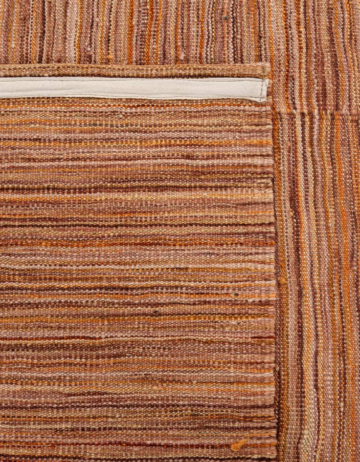 Detail image of 6' 8 x 9' 9  Hand Woven Kilim Modern Wool Rug