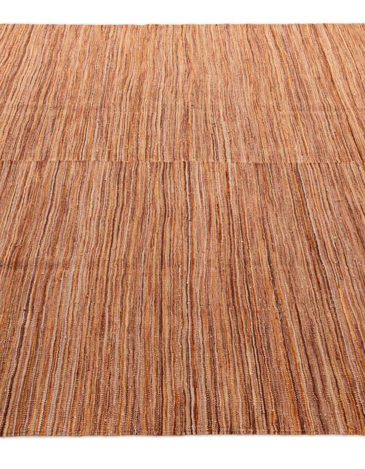 Detail image of 6' 8 x 9' 9  Hand Woven Kilim Modern Wool Rug