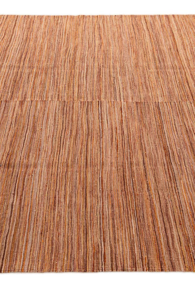 Detail image of 6' 8 x 9' 9 Hand Woven Kilim Modern Wool Rug